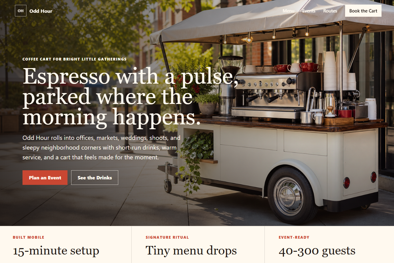 Florist website project by Petite Programming